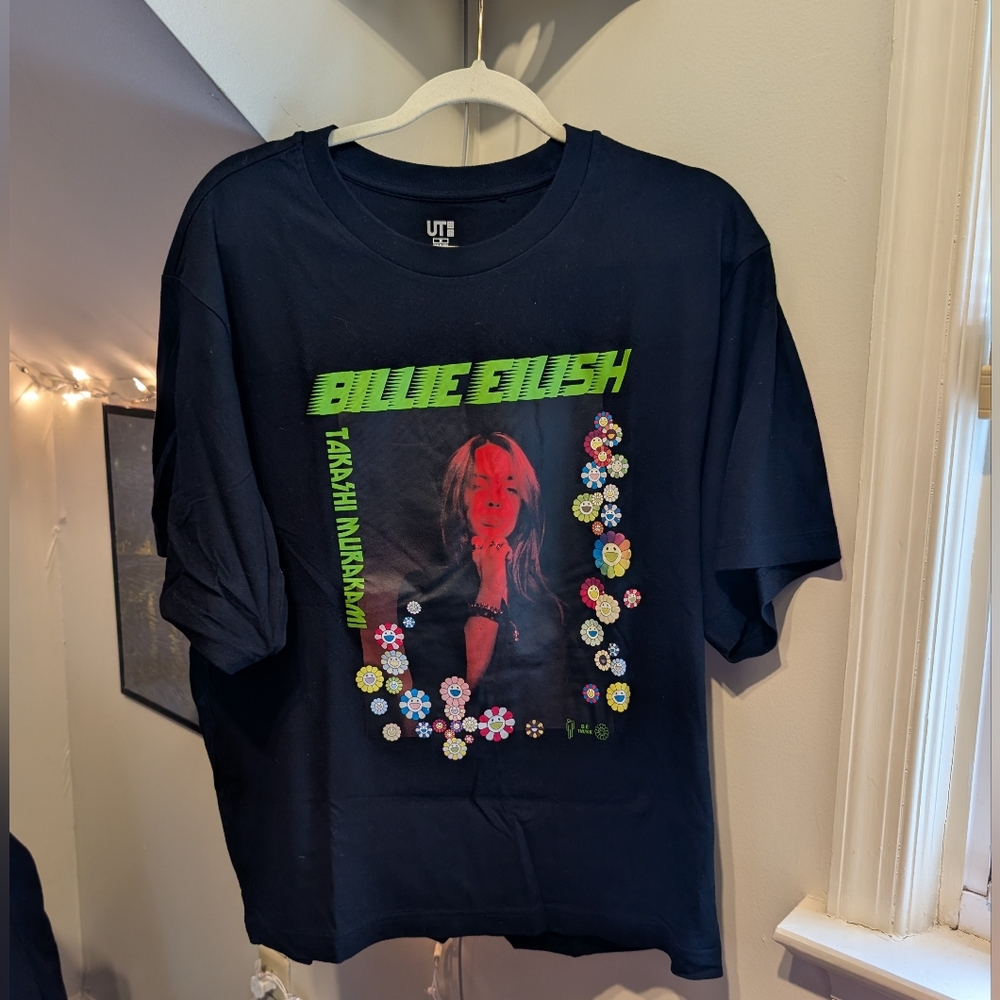 Billie Eilish x Uniqlo UT Graphic Crew Neck Oversized Short Sleeve Tee